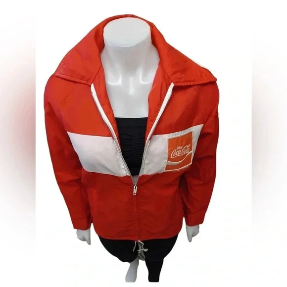 Apollo Brand Vintage Coca-Cola Windbreaker Jacket Size Small - Picture 6 of 10
